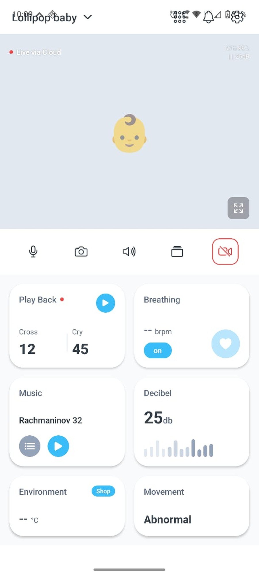 Anvaya Smart app — Live Monitoring